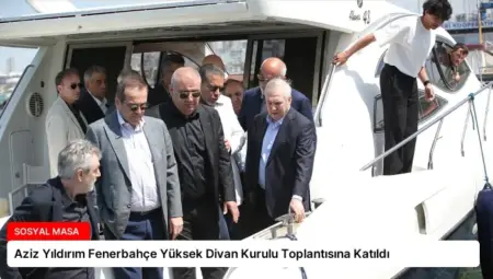 Aziz Yıldırım Fenerbahçe Yüksek Divan Kurulu Toplantısına Katıldı