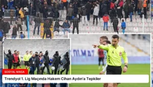 Trendyol 1. Lig Maçında Hakem Cihan Aydın’a Tepkiler