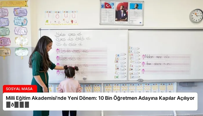 Milli Eğitim Akademisi’nde Yeni Dönem: 10 Bin Öğretmen Adayına Kapılar Açılıyor ⏬👇