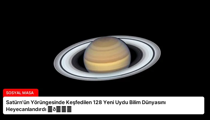 Satürn’ün Yörüngesinde Keşfedilen 128 Yeni Uydu Bilim Dünyasını Heyecanlandırdı ⏬👇