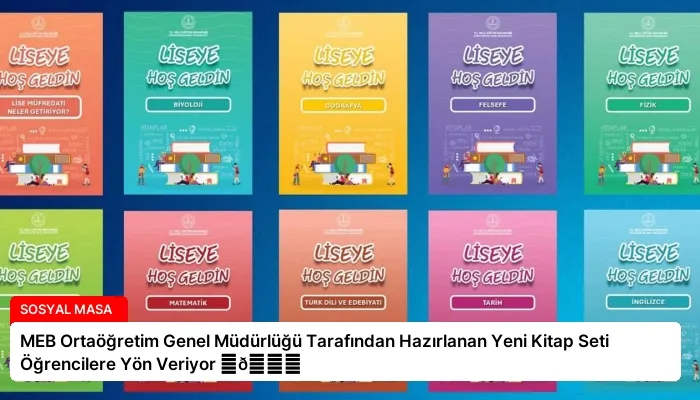 MEB Ortaöğretim Genel Müdürlüğü Tarafından Hazırlanan Yeni Kitap Seti Öğrencilere Yön Veriyor ⏬👇