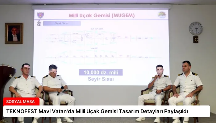 TEKNOFEST Mavi Vatan’da Milli Uçak Gemisi Tasarım Detayları Paylaşıldı