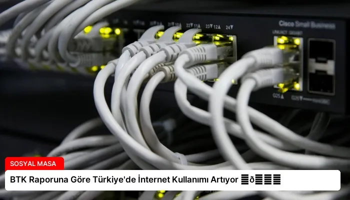BTK Raporuna Göre Türkiye’de İnternet Kullanımı Artıyor ⏬👇