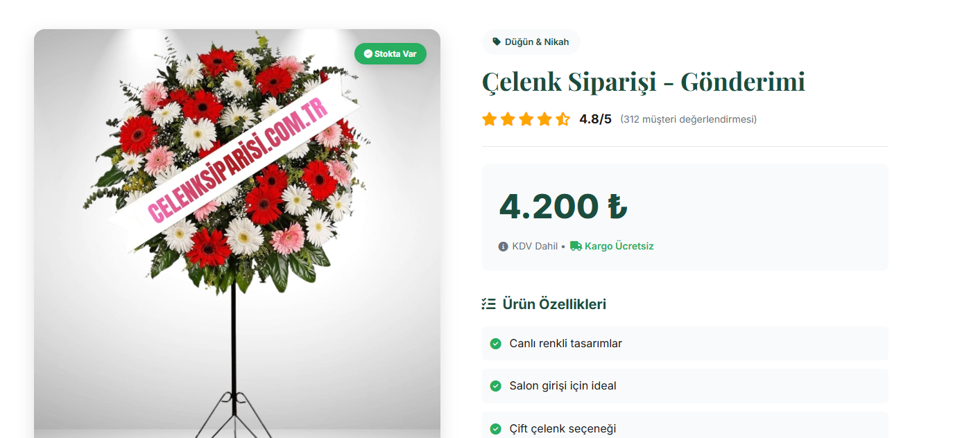 Ankara Çankaya Balgat Çukurambar Söğütözü Çelenk