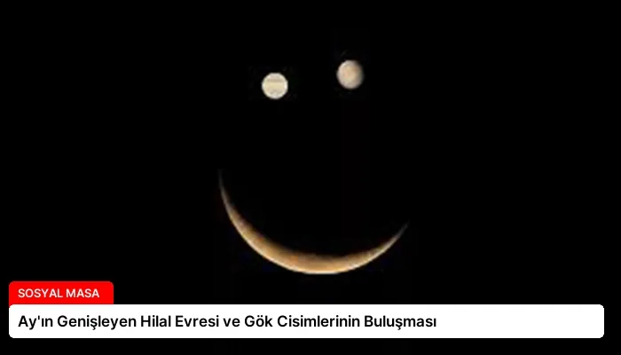Ay’ın Genişleyen Hilal Evresi ve Gök Cisimlerinin Buluşması