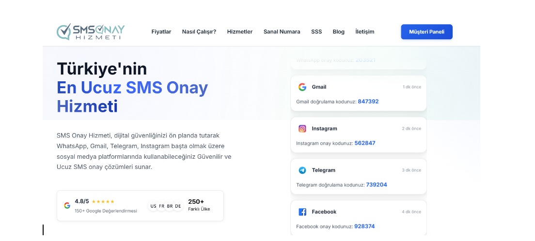 smsonayhizmeti.com’dan SMS Onay’ı almak güvenilir mi?