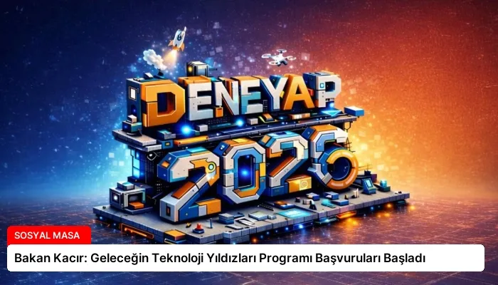Bakan Kacır: Geleceğin Teknoloji Yıldızları Programı Başvuruları Başladı