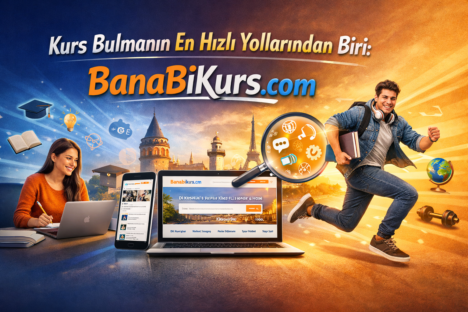 Kurs Bulmanın En Hızlı Yollarından Biri: Banabikurs.com