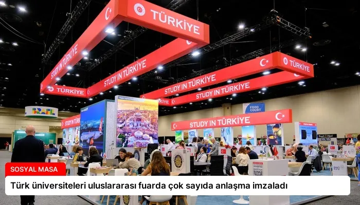 Türk üniversiteleri uluslararası fuarda çok sayıda anlaşma imzaladı