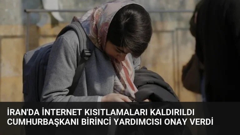 İran’da İnternet Kısıtlamaları Kaldırıldı Cumhurbaşkanı Birinci Yardımcısı Onay Verdi