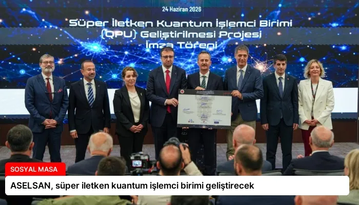 ASELSAN, süper iletken kuantum işlemci birimi geliştirecek