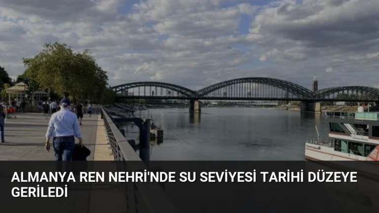 Almanya Ren Nehri’nde Su Seviyesi Tarihi Düzeye Geriledi