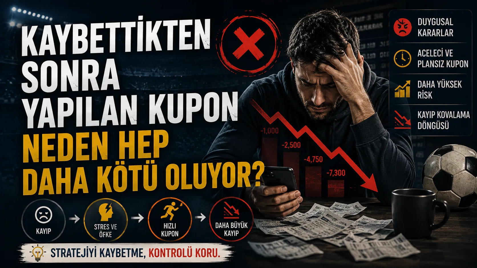 Kaybettikten Sonra Yapılan Kupon Neden Hep Daha Kötü Oluyor