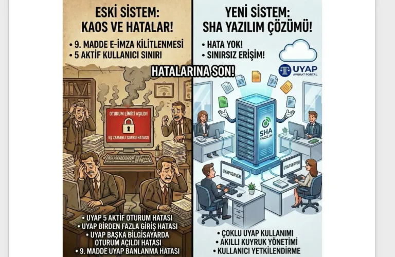 UYAP Avukat Portal 5 Aktif Oturum Hatasına Kesin Çözüm: UYAP Server