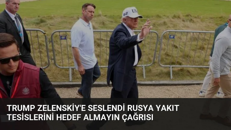 Trump Zelenskiy’e Seslendi Rusya Yakıt Tesislerini Hedef Almayın Çağrısı