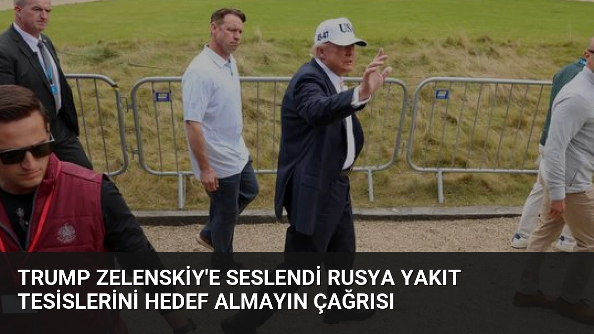Trump Zelenskiy’e Seslendi Rusya Yakıt Tesislerini Hedef Almayın Çağrısı