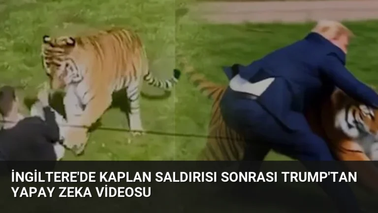 İngiltere’de Kaplan Saldırısı Sonrası Trump’tan Yapay Zeka Videosu