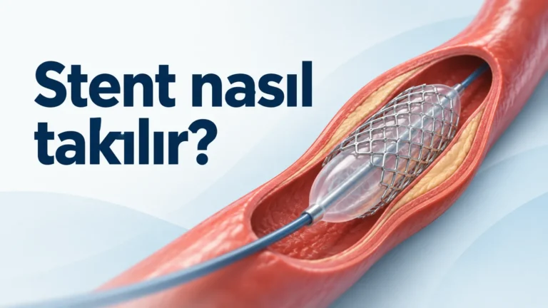 Stent nasıl takılır?