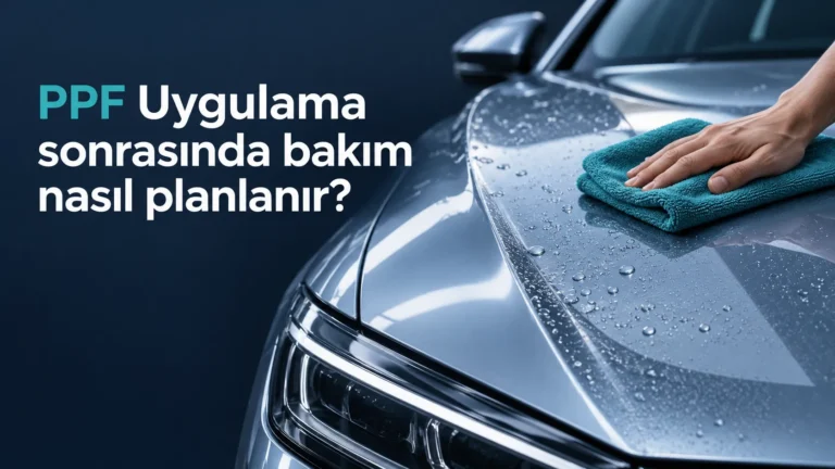 PPF Uygulama sonrasında bakım nasıl planlanır?