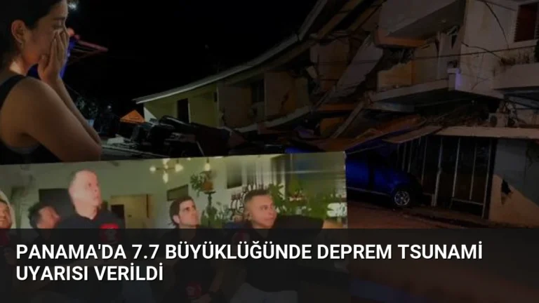 Panama’da 7.7 Büyüklüğünde Deprem Tsunami Uyarısı Verildi