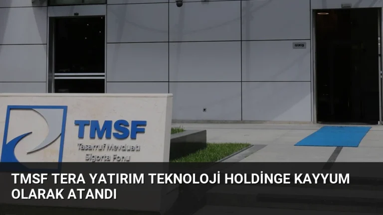 TMSF Tera Yatırım Teknoloji Holdinge Kayyum Olarak Atandı